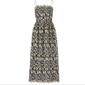 Monique Lhuillier  garden Lace  Sheeth  dress / gown